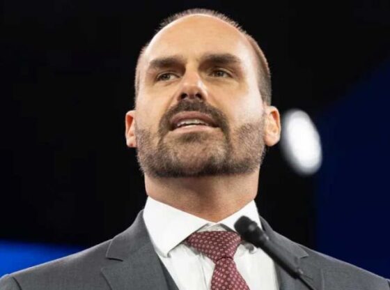 Eduardo Bolsonaro claimed the measure came in retaliation for US sanctions against Justice De Moraes' wife