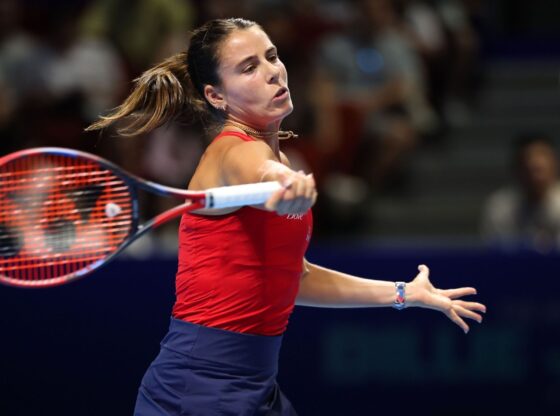 Emma Navarro at the USA v Great Britain - Billie Jean King Cup By Gainbridge Finals 2025 - (Source: Getty)