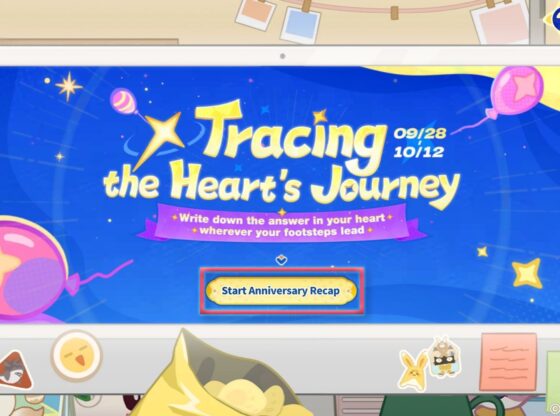 You can begin viewing your recap by clicking on the corresponding button (Image via HoYoverse)