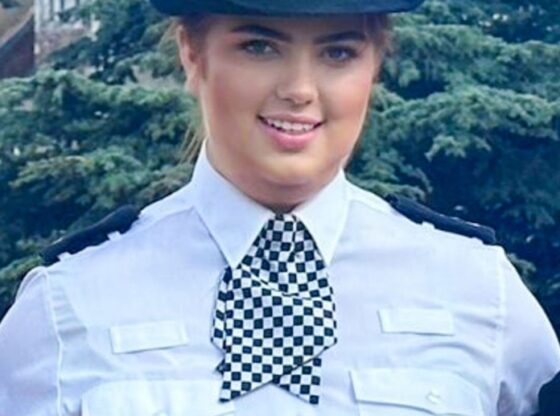 Hannah Byrne at her passing-out parade in June 2023.