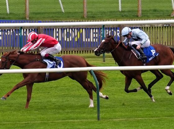 Zanthos won the Rockfel Stakes under Oisin Murphy