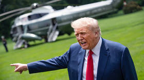 Man arrested for pointing laser at Trump’s helicopter – court