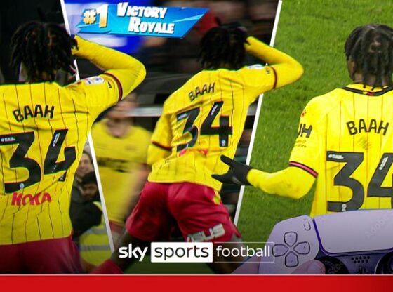 baah watford red card