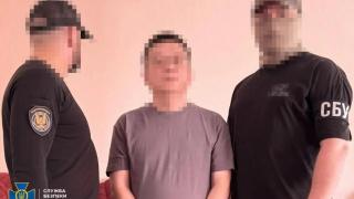 SBU agents detain one of the Chinese citizens in kyiv, suspected of espionage related to Ukraine's Neptune missile technology. Photograph published on July 9, 2025.