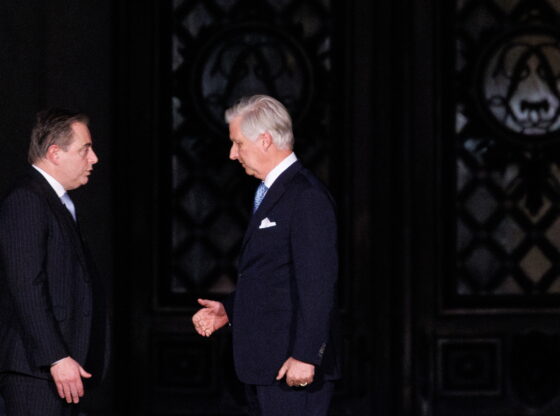 De Wever, together with King Philip of Belgium.