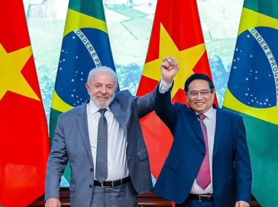 The document was signed in Vietnam during Lula's Southeast tour