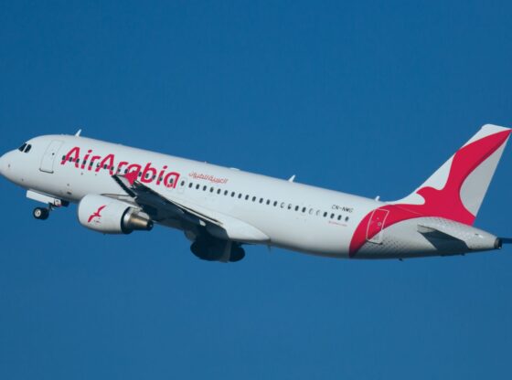 An image collage containing 1 images, Image 1 shows Air Arabia Airlines Airbus A320 with registration CN-NMG taking off from El Prat Airport (BCN)