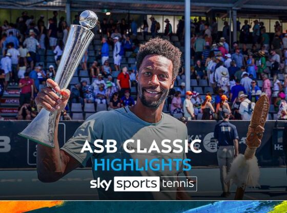 Monfils breaks Federer record to win ASB Classic in Auckland