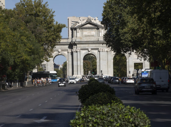 The Puerta de Alcalá in Madrid.