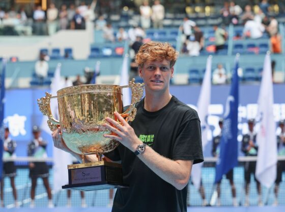 Jannik Sinner at the China Open 2025. (Photo: Getty)