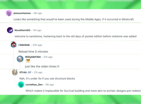 Redditors react to the TNT launcher without redstone (Image via Reddit)