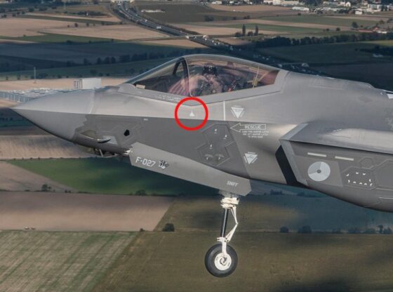Royal Netherlands Air Force F-35A with one UAV kill mark.