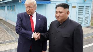 Trump holds historic meeting with Kim on inter-Korean border