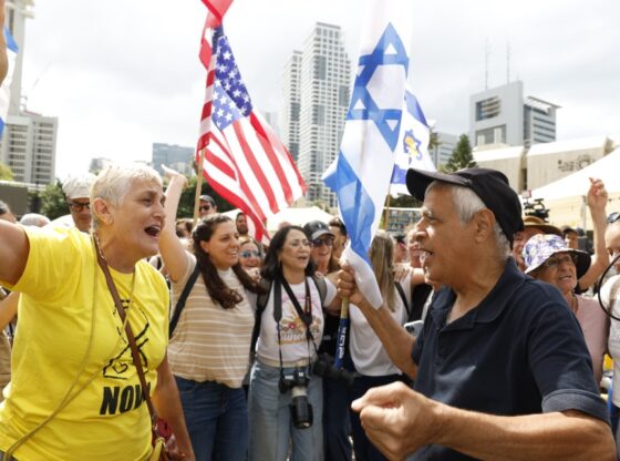 Crowds gather in Tel Aviv, celebrating the news that remaining hostages are on their way home.