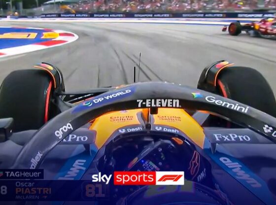 Oscar Piastri and Lewis Hamilton