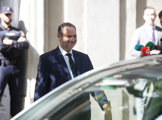 Jose Luis Ábalos, after testifying in the Supreme Court.