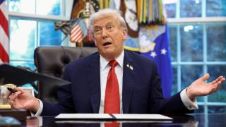 US President Donald Trump at the White House in Washington, DC, USA, on September 25, 2025.