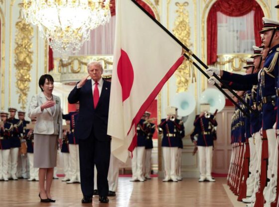 Takaichi and Trump during their meeting.