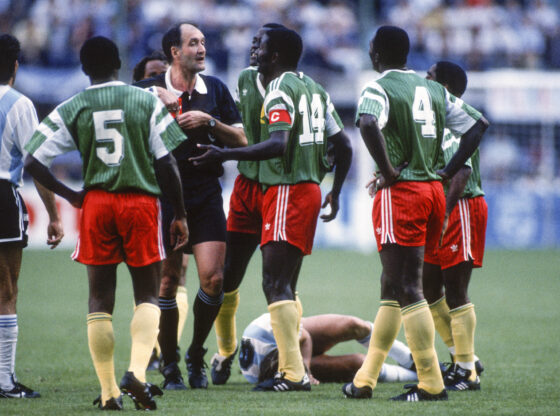 Vautrot expels Massing after a tough entry on Cannigia.