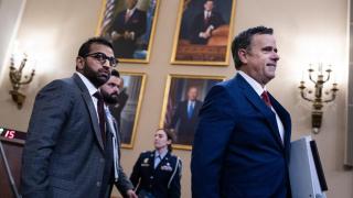 Patel and Ratcliffe, top brass of the FBI and CIA, in Washington.