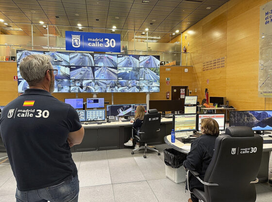 Control Center of the M-30 tunnels.
