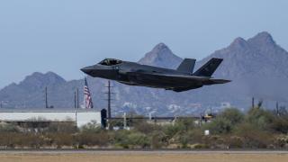 Low flight of F-35