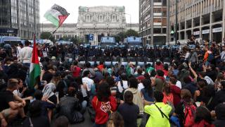 Pro-Gaza demonstration in Milan