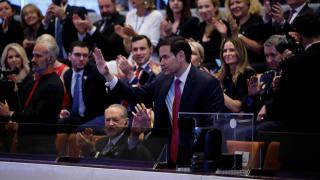 The US Secretary of State, Marco Rubio, thanks the Israeli Parliament for the applause.