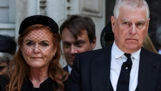 Prince Andrew and his ex-wife Sarah Ferguson, last September.