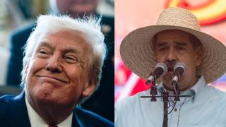 US President Donald Trump and his Venezuelan counterpart, Nicolás Maduro.