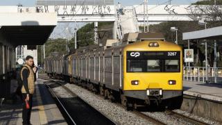 File image of a passenger at a train station in Portugal.