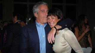 Jeffrey Epstein and his friend Ghislaine Maxwell in a social media image.