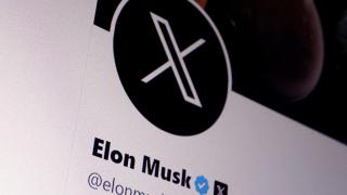 Elon Musk's profile on the social network X.