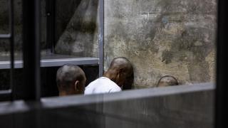 Alleged members of the Venezuelan gang Tren de Aragua and the MS-13 gang in El Salvador.