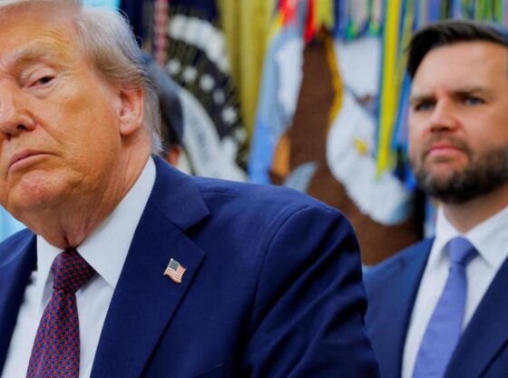 Donald Trump and his vice president, JD Vance, this Tuesday at the White House.